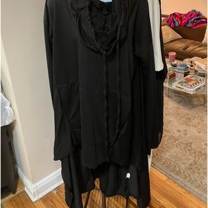 Oversized Black Cape / Sweatshirt